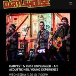 Harvest & Rust returns to Daryl's House-UNPLUGGED/ACOUSTIC