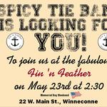 Spicy Tie at the Fin 'n Feather