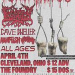 Manfiish at The Foundry with Inoculation, Ignominious, Cave Dweller, Warmbody