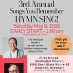 3rd Annual Songs You Remember Hymn Sing