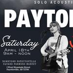 Live Music by Payton Joy outside Jammin Java during the Farmers Market.