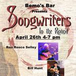 Bemo's Bar presents Songwriters in the Round featuring: Bill Hunt, Ron Rosco Selley, and host Bob Hausler