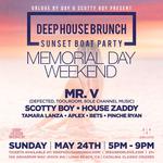 Deep House Brunch BOAT PARTY: Memorial Day Sunday 