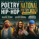 CITY WINERY Pier 57 – The Loft Presents: Poetry vs. Hip-Hop® – National Poetry Month Tour Ft. Abiodun Oyewole  of The Last Poets, & Grammy Nominated Poets Malik Yusef & Queen Sheba
