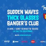 Tournée 123Punk à St-Georges-de-Beauce avec Sudden Waves, Thick Glasses et Banger's Club