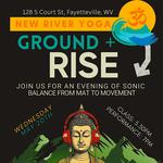 Ground & Rise.  (Yin Yoga & Concert after)