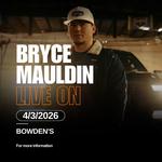 Bryce Mauldin live at Bowdens - Tallahassee, Florida