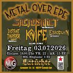 METAL OVER EPE with SACROSANCT, KNIFE, DISTANT THUNDER and ESTOPLYN
