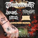 Tombstoner, Discord, Festergore, Cranial Damage, Gamma Ghouls, Concrete Burial