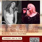 Anne Burnell sings the Music of Julie London