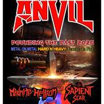 ANVIL with Special Guests MIDNITE HELLION & SAPIENT SCAR