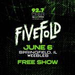92.7 WQLZ presents Fivefold