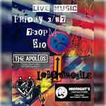 Lobotomobile at Midnight's Brattleboro w Tattooed In Blue & The Appolos