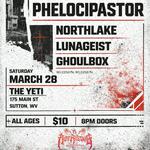 LunaGeist, Phelocipastor, & Ghoulbox LIVE at The Yeti Music Cafe