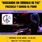 Julieta Iglesias: "Buscando un simbolo de paz"