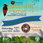 (Me-Shaped Hole) as Immortal Parrot plays Margaritaville Weekend at the Clingstones