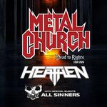 ALL SINNERS // HEATHEN // METAL CHURCH