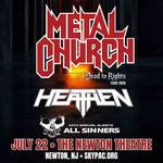 ALL SINNERS // HEATHEN // METAL CHURCH