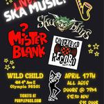 Live Ska! Skablins / Mister Blank / Checkered Record at Wild Child