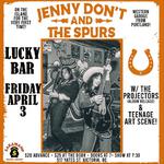 Jenny Don't and the Spurs with The Projectors and Teenage Art Scene
