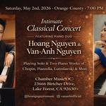Intimate Classical 2-Pianos Concert Orange County