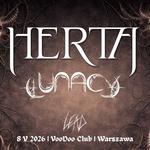 Herta (GR) / Lunacy / Leäd - 8 V 2026 - VooDoo Club, Warszawa