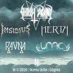 Christ Agony / Herta (GR) / Insidius / Lunacy / Ravna - 16 V 2026 - Scena Ucho, Gdynia