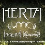 Herta (GR) / Lunacy / Insidius / Necrocranium - 17 V 2026 - Klub Muzyczny Liverpool, Wrocł