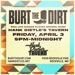 Burt the Dirt returns to Hank Dietle's Tavern