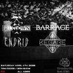 Paper Anchor Media Presents: Barrage, Piltdown, Kegare, and Endrid