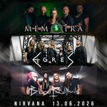 BLOODREDNAILS, EGRES & MEMOIRA @ NIRVANA, TUKU 13.6.2026