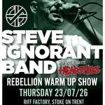 The Steve Ignorant Band with Special guests Headsticks
