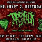 Torsofuck (FI) + Hymenotomy (EE) + Dehydrated Goat (LV) @ The Krypt 2nd Birthday