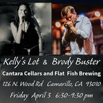 Kelly's Lot at Cantara Cellars and Flat Fish Brewing with special guest Brody Buster