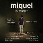 miquel en concert