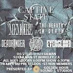 Captive State, Memoire, and The Beauty in Death LIVE IN BERKELY