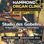 Hammond Organ Clinic with Carey Frank in Paris