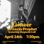 Lioneer, Gavin Prophet, and Shepard's Call unplugged at Casa West in Cheyenne 