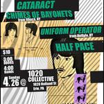 LIVE at 1020 w/ Chimes of Bayonets, Uniform Operator, cataract, and Halfpace