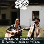 Manuel MNL Meier; "OHRANNGE VERANDA" 