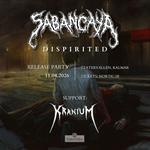 Sabancaya Officiell releasefest för "Dispirited"