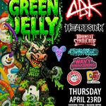 Green Jelly returns to The Music Factory with Heartsick, ABK, and more. 