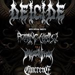 DEICIDE, ROTTING CHRIST, IMMOLATION, CONCRETE