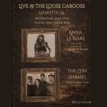 "The Moments Before" Tour : Anna La Mare, The Lyin Shames @ The Loose Caboose
