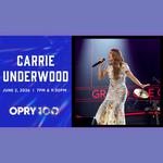Carrie Underwood at OPRY