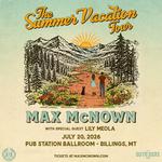 Max McNown - The Summer Vacation Tour