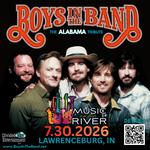 LAWRENCEBURG, IN - The Alabama Tribute at Music on the River