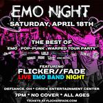 EMO NIGHT ft. Flicker//Fade Live Band Emo Night