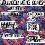 FREE SHOW: Systemic Collapse w/ 4 Claws Deep, Hand Stuff @ Zachs Shack