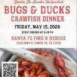 Santa Fe Ducks Unlimited Bugs & Ducks Crawfish Dinner